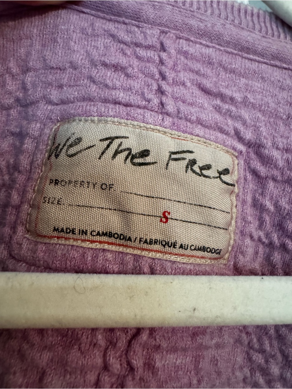 We The Free Free People Midnight Pullover in Fragrant Lilac - Picture 6 of 7
